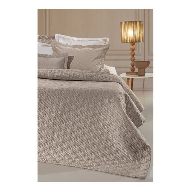 Σετ Κουβερλί King Size 3 Τεμαχίων Guy Laroche Honour Taupe 240x250 2