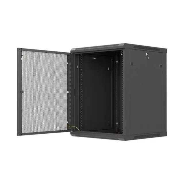 Lanberg Καμπίνα Rack 19" 15U 600X600 Black (WF01-6615-23B) 2