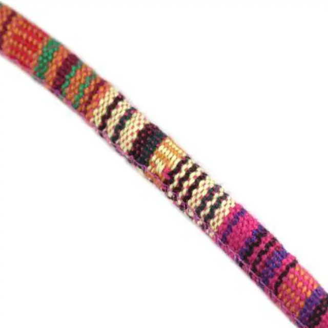Fabric Cord Ø7mm - Pink and Fuchsia ~2.8m