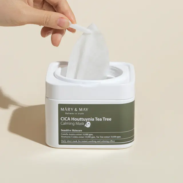 Mary & May Cica Houttuynia Tea Tree Calming Mask - Πακέτο Με 30 Τεμάχια Μάσκες Προσώπου 3