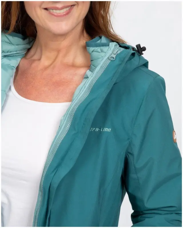 Katja Dark Green Γυναικείο Μπουφάν Life-Line - 34641811-DGN - 38 3