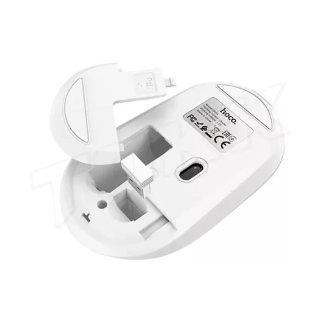 Wireless Ποντίκι Hoco GM14 Platinum Business Wireless Mouse με 3 Πλήκτρα DPI 1200 Λευκό 3