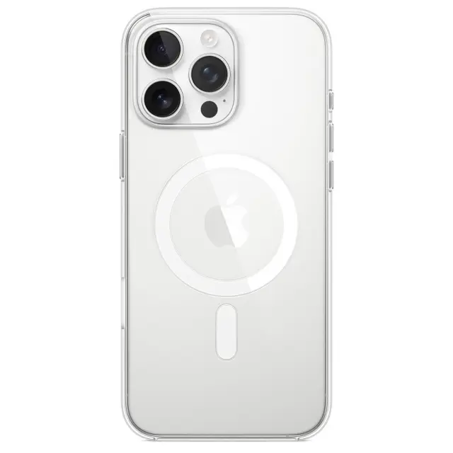 Apple Θήκη Σιλικόνης iPhone 16 Pro Max Clear with MagSafe (MA7F4ZM/A)