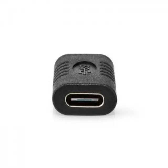 Αντάπτορας USB 3.2 Gen 2x1 Type-C θηλ. - Type-C θηλ., σε μαύρο χρώμα. 3