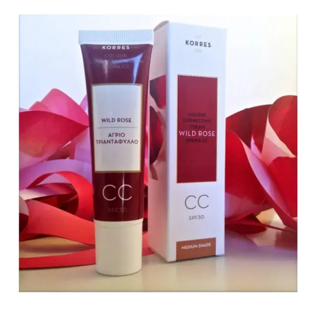 ΚΟΡΡΕΣ Άγριο Τριαντάφυλλο CC Cream Medium SPF 30 30ml 2