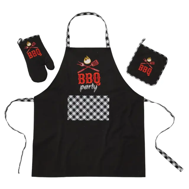 Das Home Σετ Κουζινας 3Τμχ 0862 Black Black 2