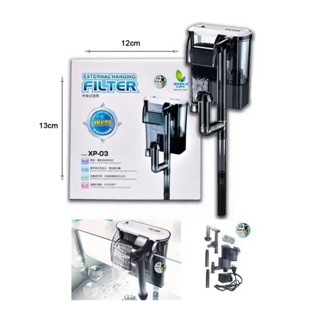 Jeneca Φίλτρο Ενυδρείου XP-03 160L/H 60Hz 220-240V - External Hanging Filter 42070 2