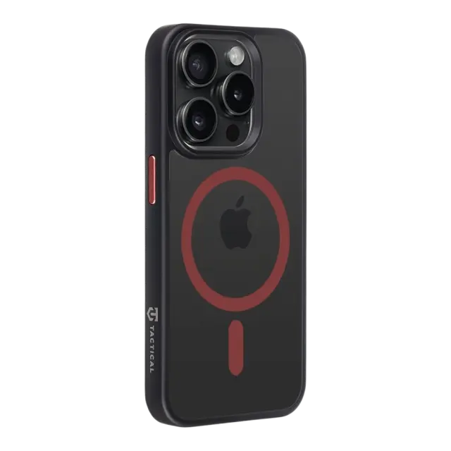 Tactical MagForce Hyperstealth 2.0 Cover for Apple iPhone 15 Pro Black/Red 2