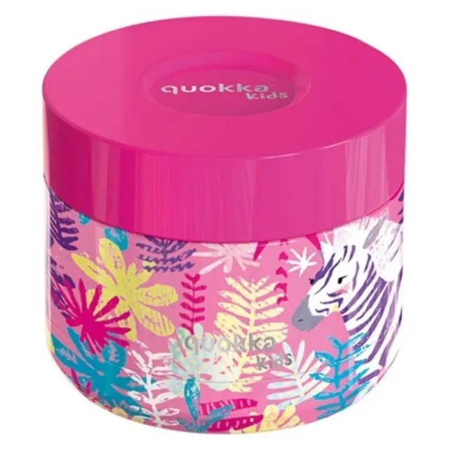Δοχείο φαγητού Θερμός ανοξείδωτο Quokka Thermal SS Food Jar Whim Kids Zebras 360ml 40099