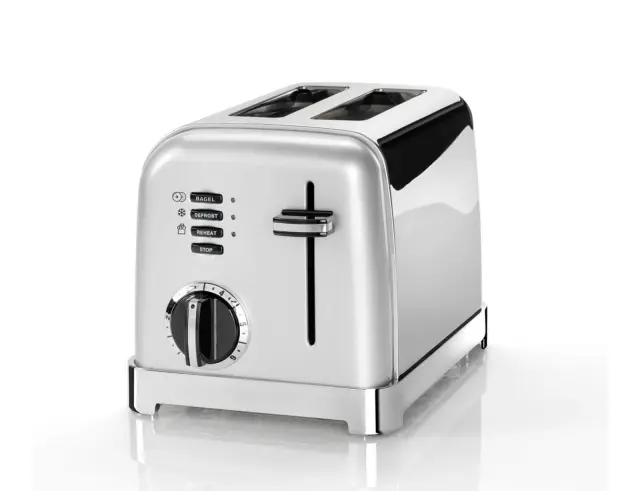 Φρυγανιέρα Cuisinart CPT160SE με ισχύ 900W και χωρητικότητα 2 φέτες ψωμιού - Pearl GreyCPT160SE