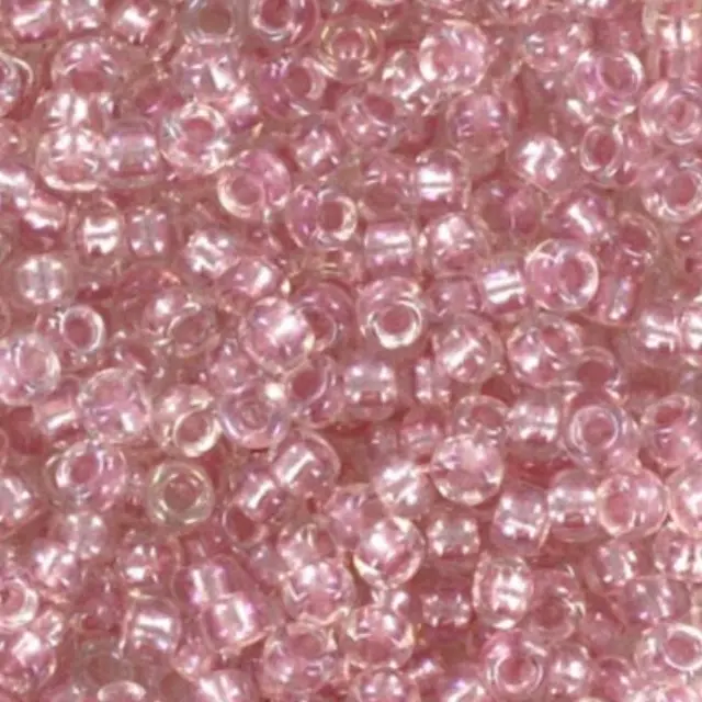 Χάντρα Miyuki Round Rocailles 6/0 - 3639 - Pearlized Crystal AB Pink ~10gr