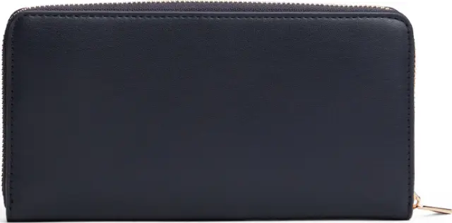 Tommy Hilfiger Γυναικείο Μεγάλο Πορτοφόλι TH Icon Large Zip-Around Σκούρο Μπλε 2