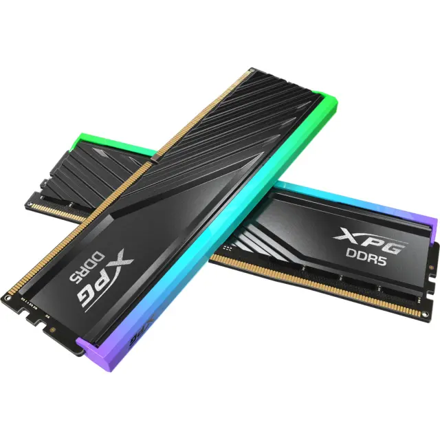 ADATA DIMM 48 GB DDR5-6000 (2x 24 GB) Dual-Kit (black, AX5U6000C3624G-DTLABRBK, XPG Lancer Blade RGB, INTEL XMP, AMD EXPO)