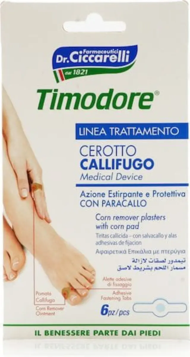 DR.CICCARELLI Corn Remover Plasters With Corn Pad Αφαιρετικά Επικάλια με Πτερύγια 6τμχ