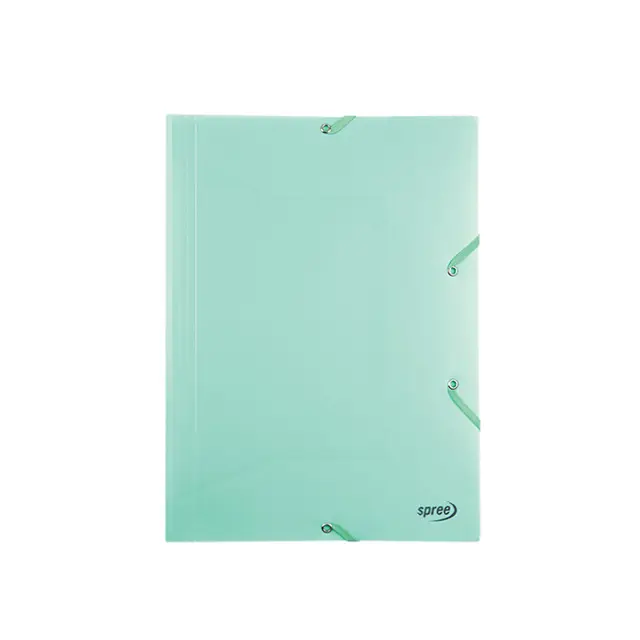 Spree Φάκελος Λάστιχο PP A4 Pastel Πράσινο (SP-75823)