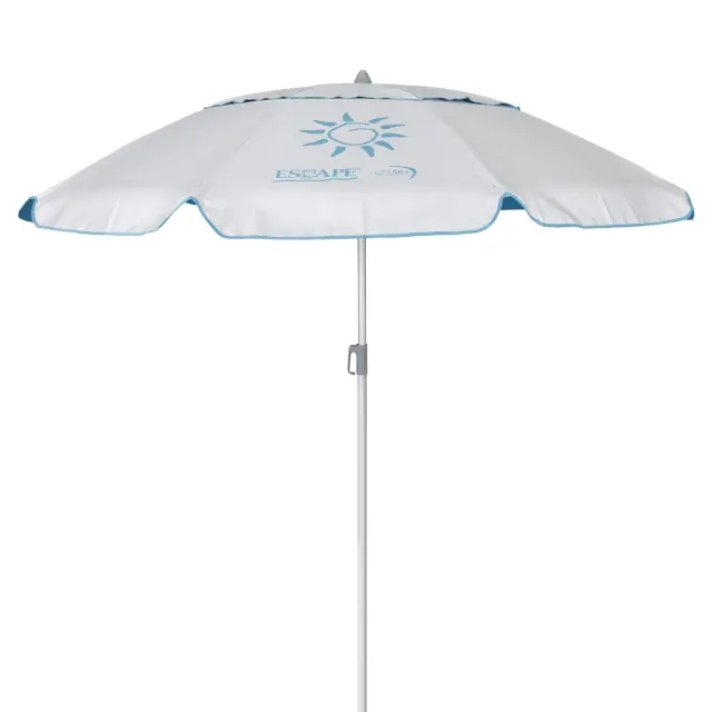 ESCAPE Ομπρέλα Παραλίας Αλουμινίου 2,4m PE 180gsm UPF 50+ Γαλάζιο (12001)