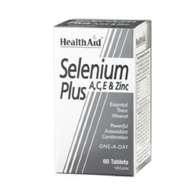 Health Aid Selenium 200μg Plus A, C, E & Zinc, Συμπλήρωμα Διατροφής με Σελήνιο & Βιταμίνες A, C, E & Zinc 60 ταμπλέτες