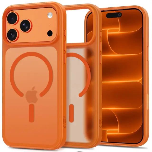 Tech-Protect® Magmat MagSafe CC Θήκη για iPhone 17 Pro Max/18 Pro Max- Cosmic Orange.