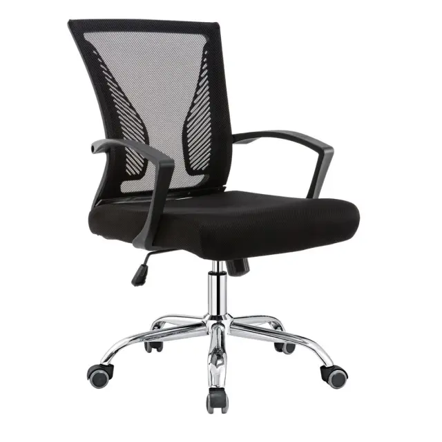 Πολυθρόνα BF2120 Μαύρο Mesh 57x65x92/102cm