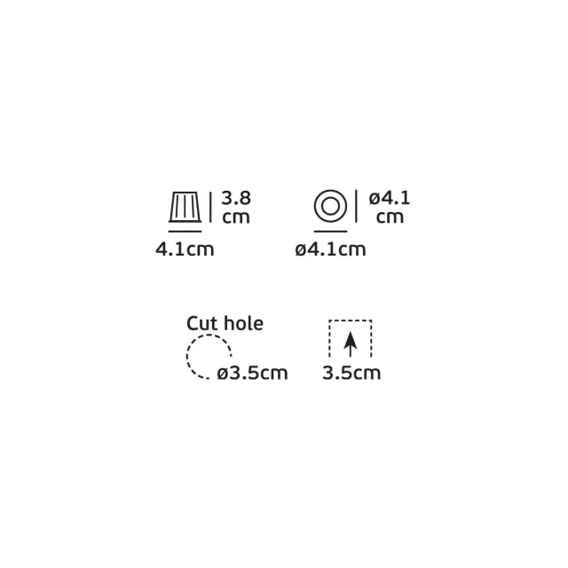 Bloc 04262/B/W Χωνευτό σποτ led 2W 3000K 15° μαύρο 2