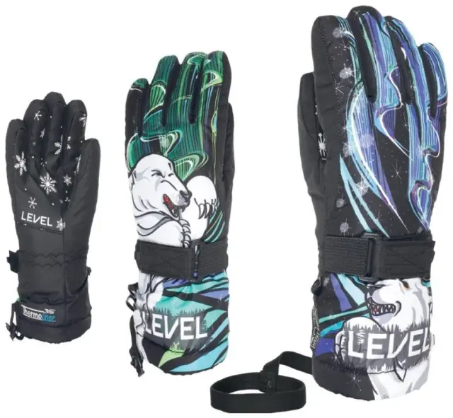 Γάντια Σκι Level Παιδικά Junior Glove Eclipse - 4153JG-63 - 4-5 ετών