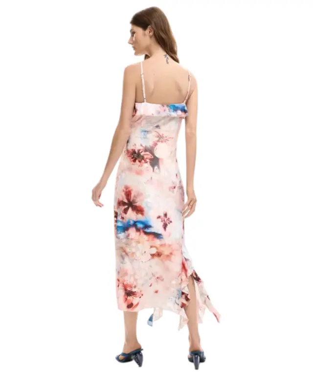 Desigual - Γυναικείο Φόρεμα Nora Pixelado 26SWVK35-3067 Ροζ 3
