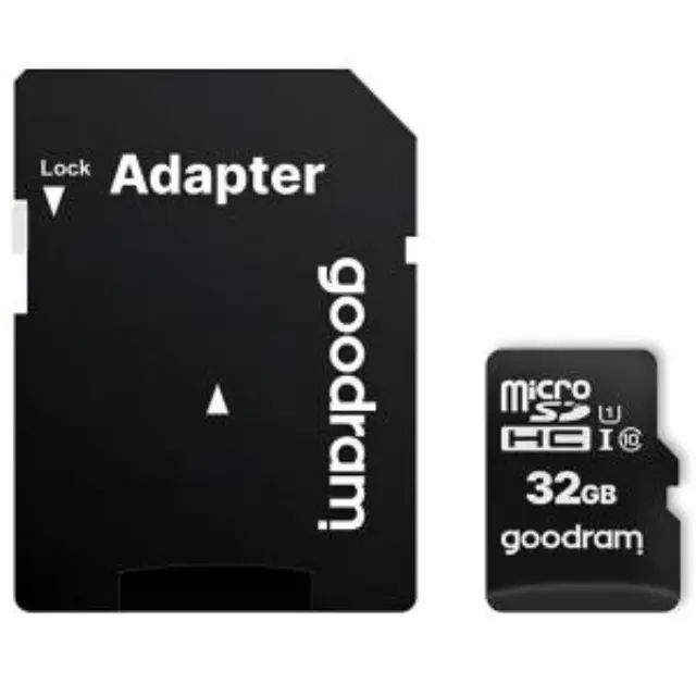 Κάρτα μνήμης Micro SDHC U1 C10 UHS-I GoodRam 100MB/s 32Gb + 1 ADP N71319 2