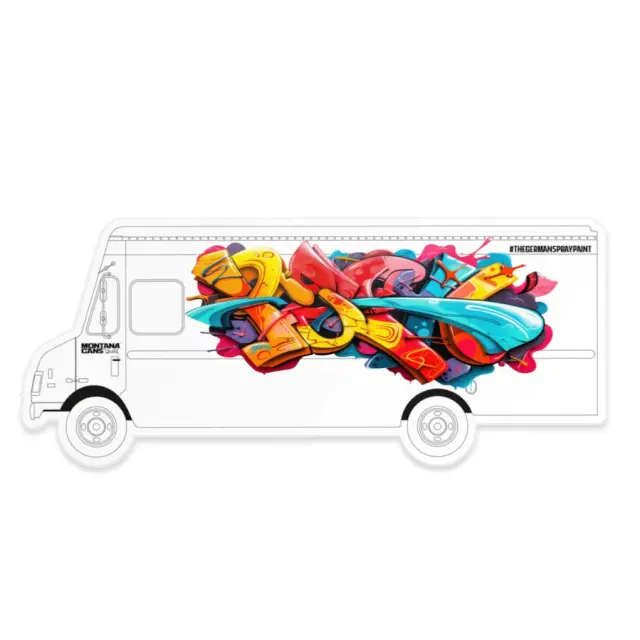 MONTANA Tag Van Sticker 2