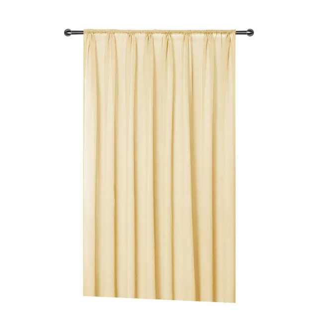 Κουρτίνα Dolly Μπεζ Με Τρέσα 300x270cm 2