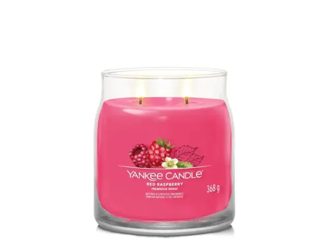 Αρωματικό Κερί Yankee Candle με διάρκεια καύσης έως 50 ώρες και άρωμα Red Raspberry1701386E 2