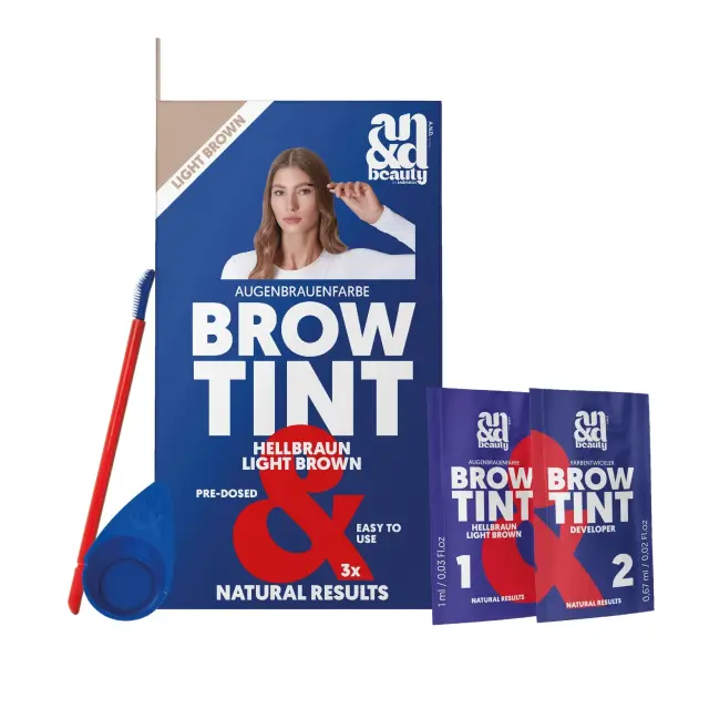 A.N.D. Brow Tint Light Brown Μακιγιάζ για φρύδια Brow Tint Καστανό ανοιχτό 03