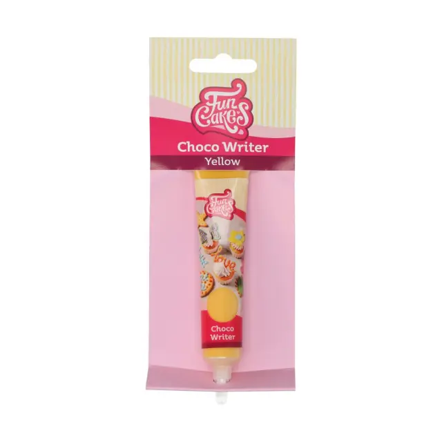 FunCakes Choco Writer - Κίτρινο - 25γρ.