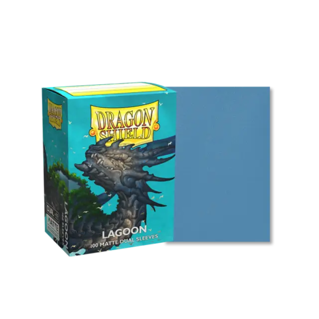 Dragon Shield Dual Matte Sleeves - Lagoon 'Saras' (100 Sleeves) 2