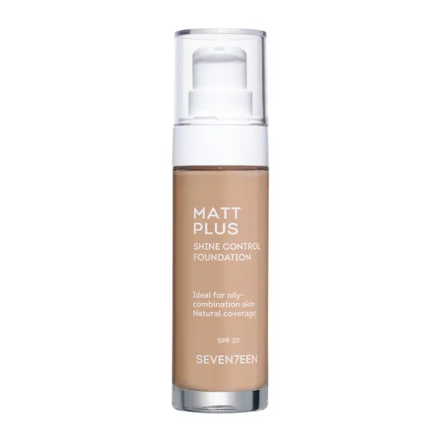 Seventeen Matt Plus Liquid Foundation SPF20+ 30ml | 04 Medium Beige