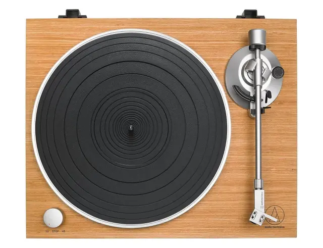 Πικάπ Audio Technica AT-LPW30TK με belt drive, προενισχυτή, ταχύτητες 33-1/3, 45 RPM και σύνδεση RCA - Teak 3