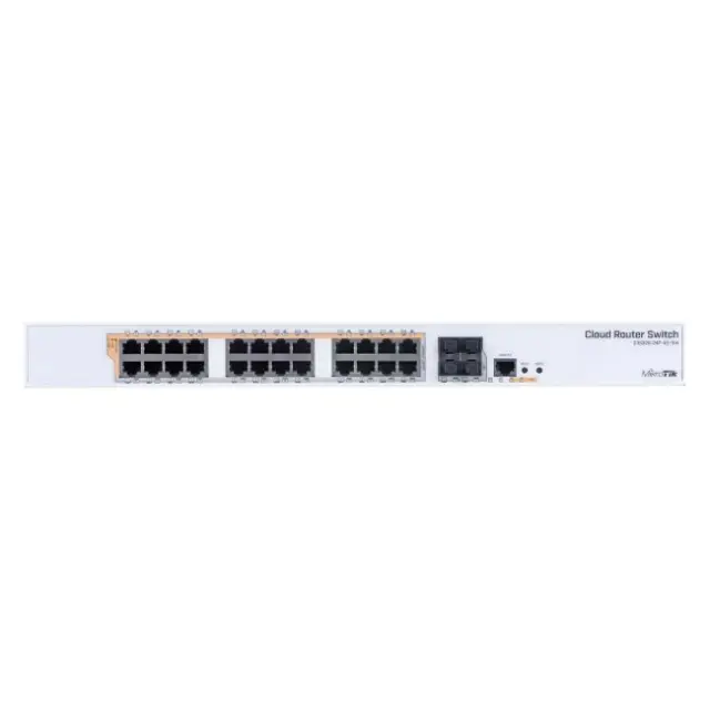 MikroTik Switch 24-Port Gigabit Cloud Smart PoE (CRS328-24P-4S+RM) 2