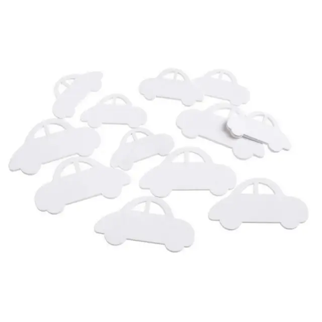 Αυτοκινητάκια σκαραβαίος ξύλινα, 12 τεμ, white