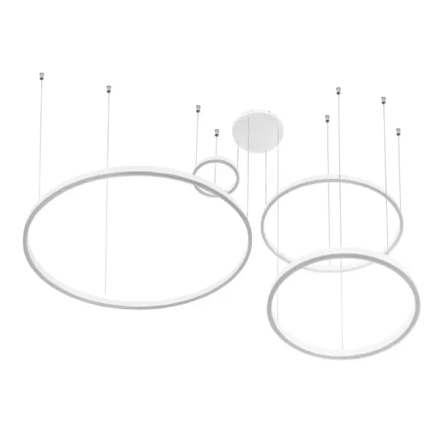 VENOM LED Κρεμαστό Φωτιστικό Οροφής Λευκό Ματ 150W CCT Dimmable με Χειριστήριο KLV-101-0203 2