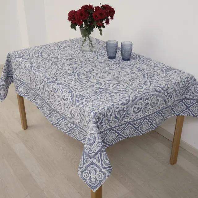 Τραπεζομάντηλο Dimeco Capri Blue - 140 x 180