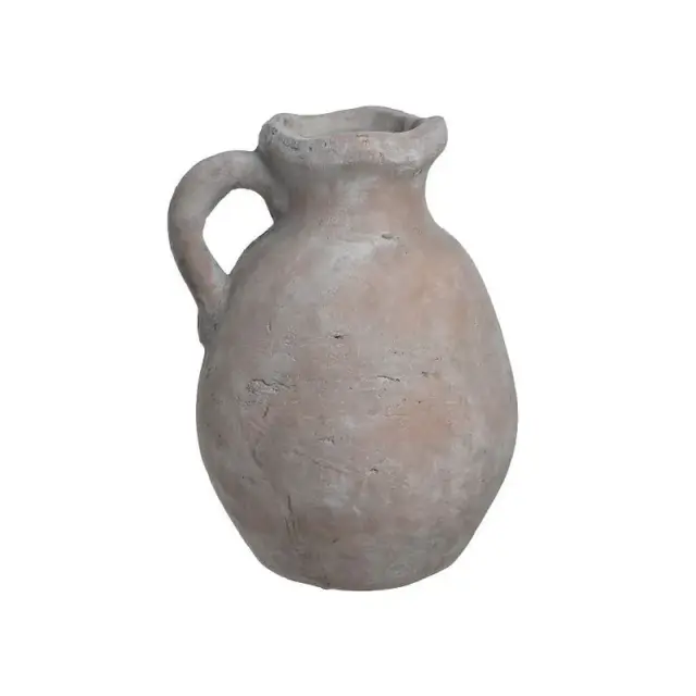 Κανάτα κεραμική vintage, μπεζ, Y29cm
