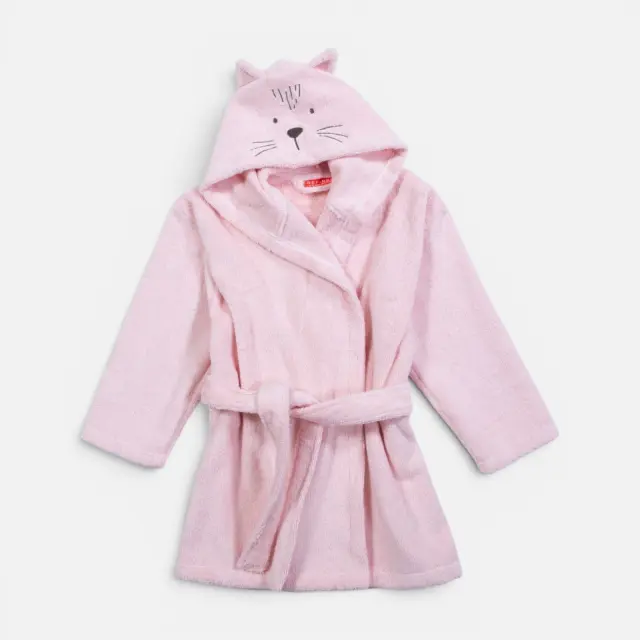 Μπουρνούζι Βρεφικό Cats Are Perfect Nef Nef Homeware, 100% ΒΑΜΒΑΚΙ - LOTUS PINK, 04 (041062)
