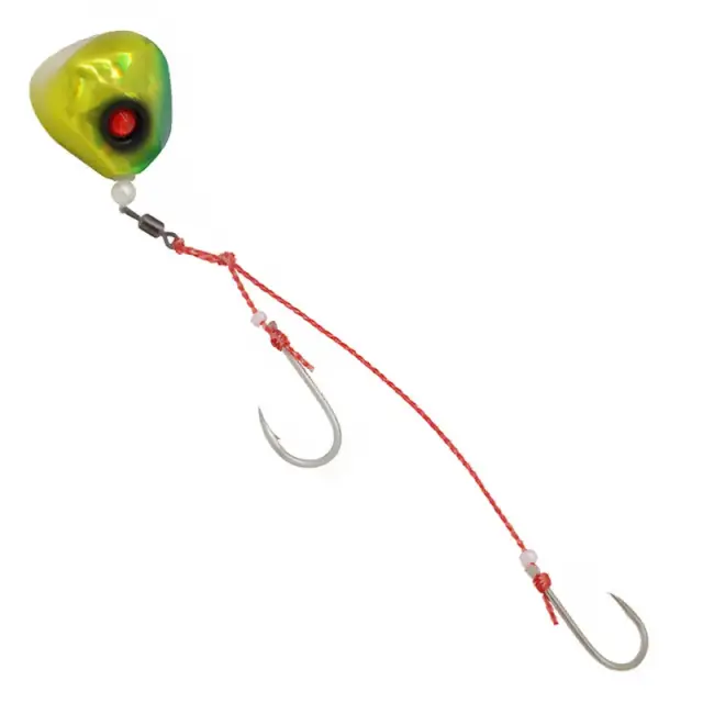 Hayabusa EX171 HITOTSU TENYA – Snapper Tenya Type Round 56gr 2. Green Gold Flash