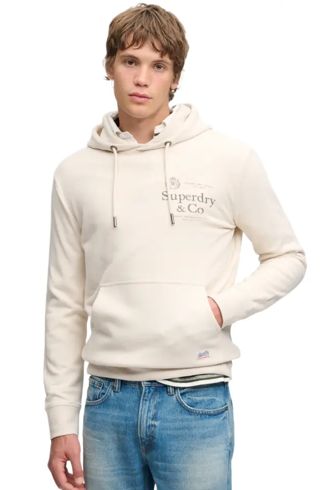 Superdry ανδρική φούτερ μπλούζα με κουκούλα 1954 COMPANY M2014716A-1