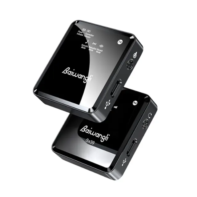 Baiwangli Ασύρματο μικρόφωνο Type-C SX39 - Wireless Microphone HiFi Audio 2.4G 99048 2