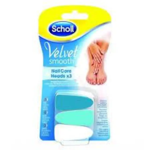 Scholl Ανταλλακτικά Ηλεκτρικού Συστήματος Περιποίησης Νυχιών για Περιποιημένα Άκρα, Συσκευασία με 3 τεμάχια