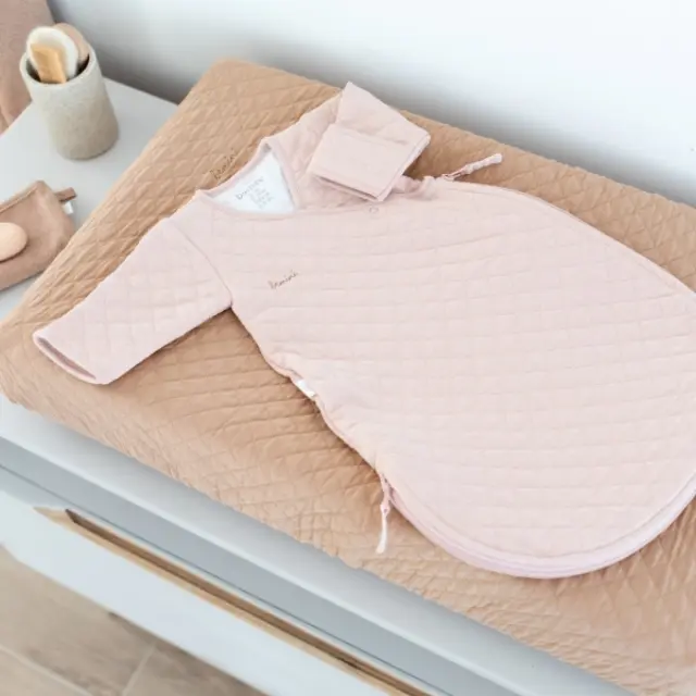 Bemini Magic Bag®1.5Tog Quilt Blush Pink 0-1M.