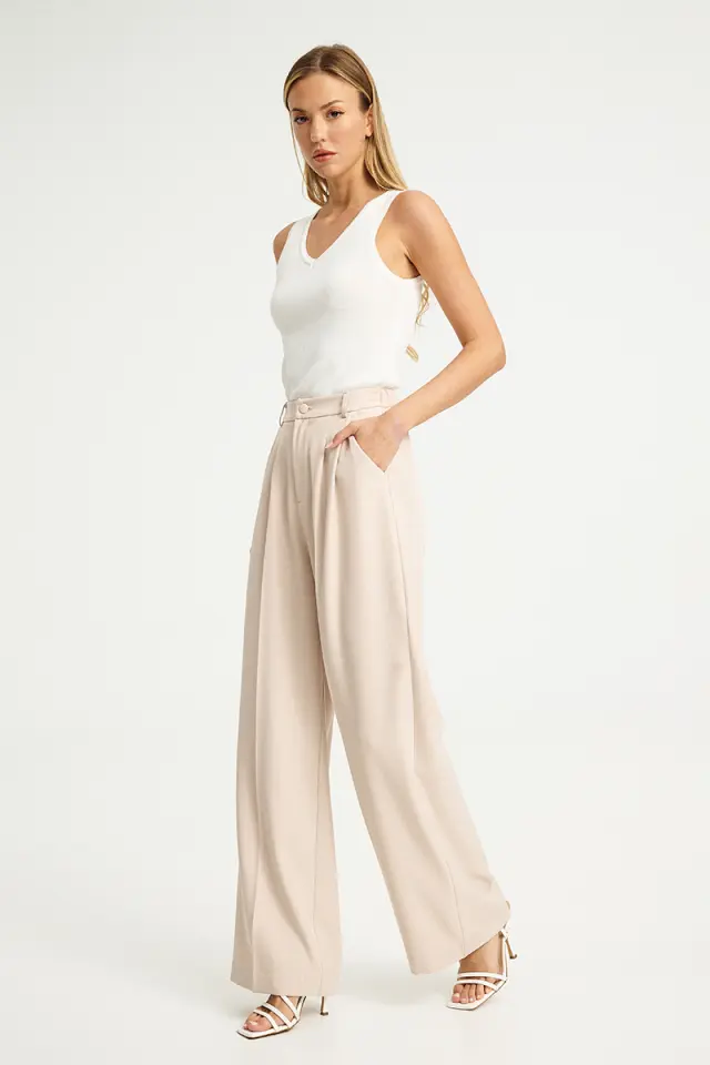 Παντελόνι με Διπλές Πιέτες LALLA TROUSERS - XS 3