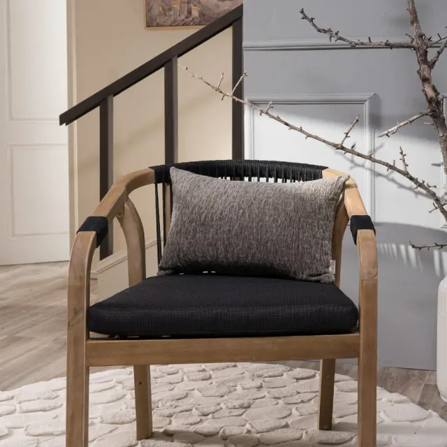 Μαξιλαροθήκη Valley 11 Coral Grey TEORAN 65x65cm δαπέδου με γέμιση 3