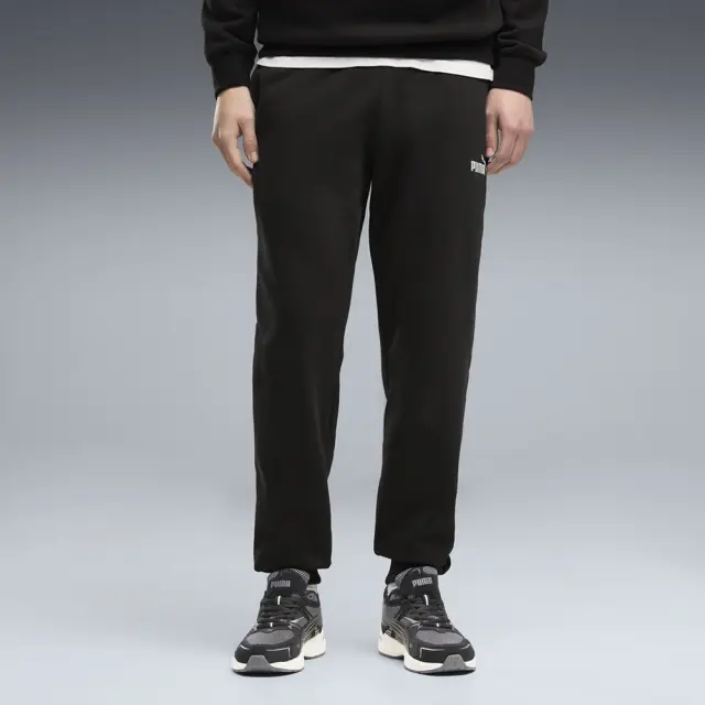 Puma Men's Essentials No1 Logo Fleece Sweatpants Μαύρο 682606-01 (Puma) - Medium