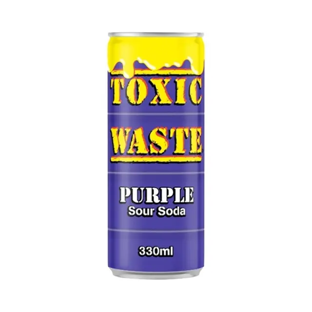 Toxic Waste Sour Soda Purple 330ml (σταφύλι)